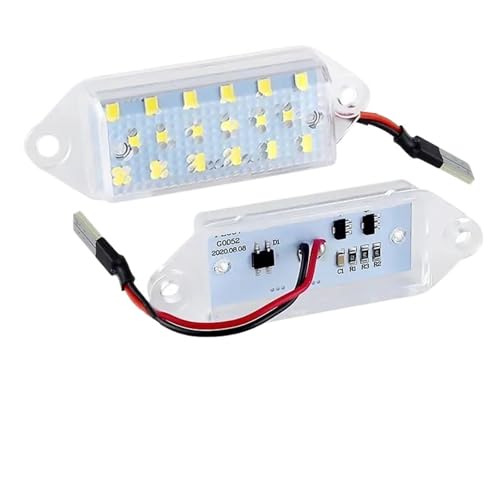 Auto Nummernschildbeleuchtung Lampe für Mitsubishi Lancer EVO VIII X 2003-2018,Langlebig Effizient Hochwertige Digitale Nummern Leuchten Fürs Auto 8341A099 MB596500. von NoteDi
