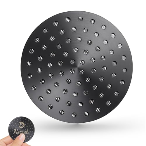 NOTSEK Puck Screen 51mm, 0,8mm Dicke Espresso Sieb mit Titanbeschichtung, 304 Edelstahl Kaffee Siebträger sieb für 51mm Siebträger Filterkorb (Schwarz) von NOTSEK