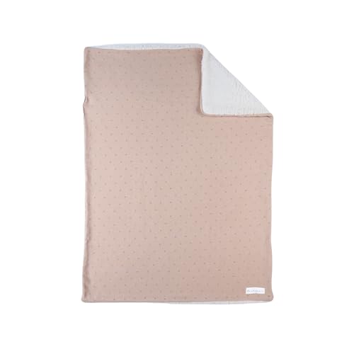NOUKIE'S Strickdecke mit Sherpa – Mix & Match – Rosa – 75 x 100 cm von Noukie's