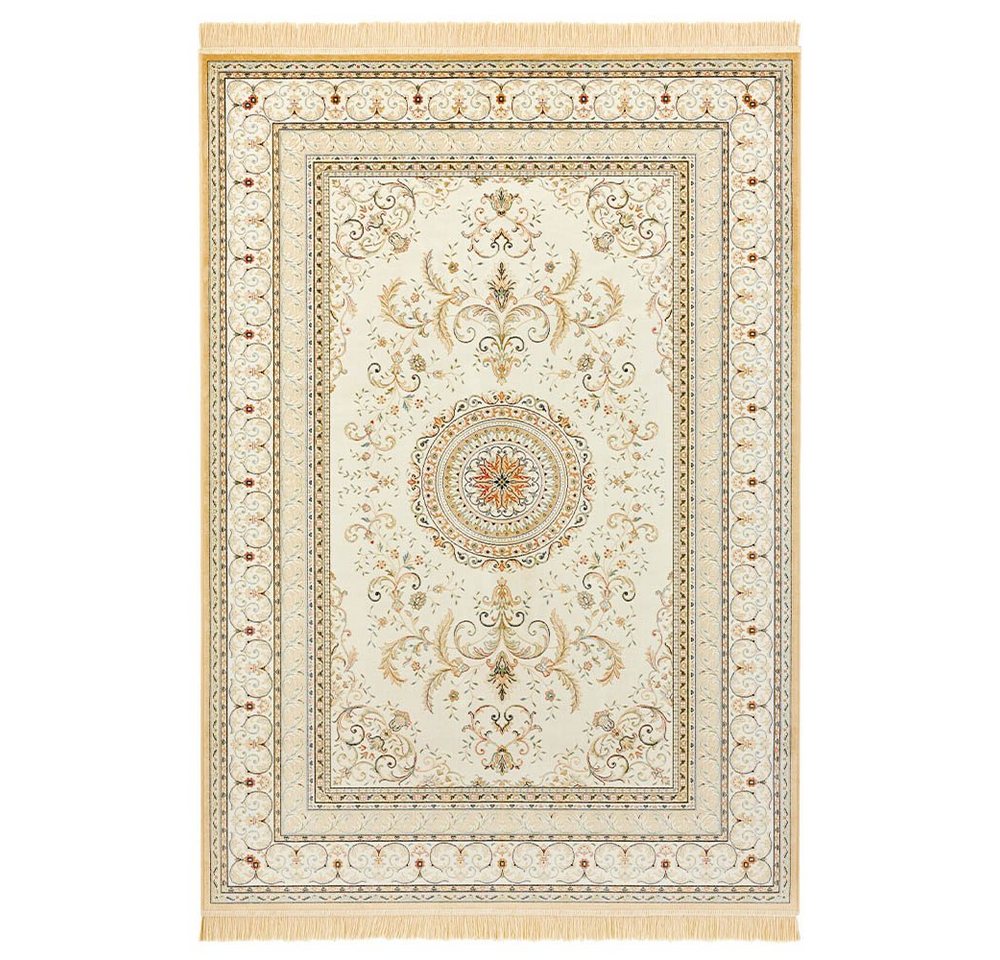 NOURISTAN Teppich Orientalischer Samt Teppich Fransen Antik Negar Creme, rechteckig, Höhe: 5 mm NOURISTAN Teppich Orientalischer Samt Teppich Fransen Antik Negar Creme, rechteckig, Höhe: 5 mm von NOURISTAN