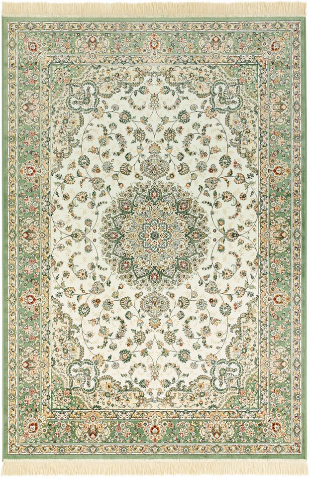 Teppich Antik Nain, NOURISTAN, rechteckig, Höhe: 5 mm, Orientalisch mit Fransen, Orient, Wohnzimmer, Schlafzimmer, Esszimmer von NOURISTAN