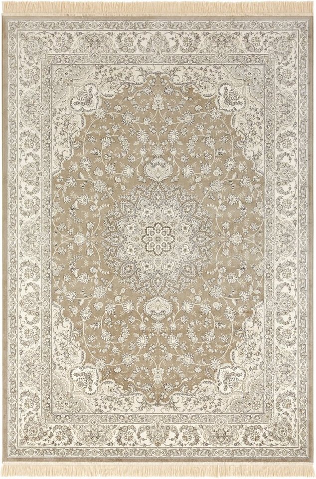 Teppich Antik Nain, NOURISTAN, rechteckig, Höhe: 5 mm, Orientalisch mit Fransen, Orient, Wohnzimmer, Schlafzimmer, Esszimmer von NOURISTAN