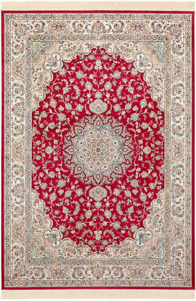 Teppich Antik Nain, NOURISTAN, rechteckig, Höhe: 5 mm, Orientalisch mit Fransen, Orient, Wohnzimmer, Schlafzimmer, Esszimmer von NOURISTAN