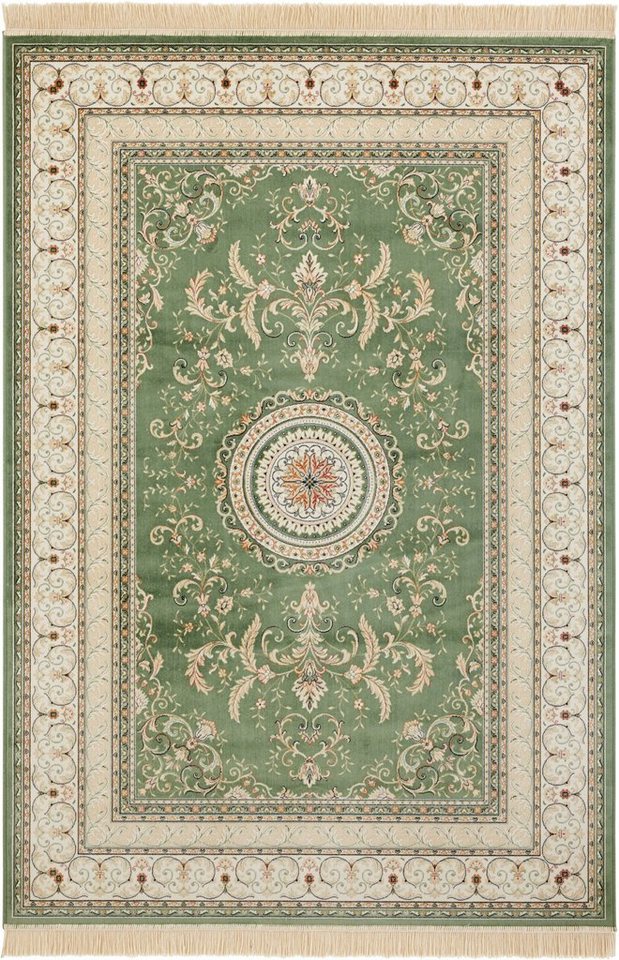 Teppich Antik Negar, NOURISTAN, rechteckig, Höhe: 5 mm, Orientalisch mit Fransen, Orient, Wohnzimmer, Schlafzimmer, Esszimmer von NOURISTAN