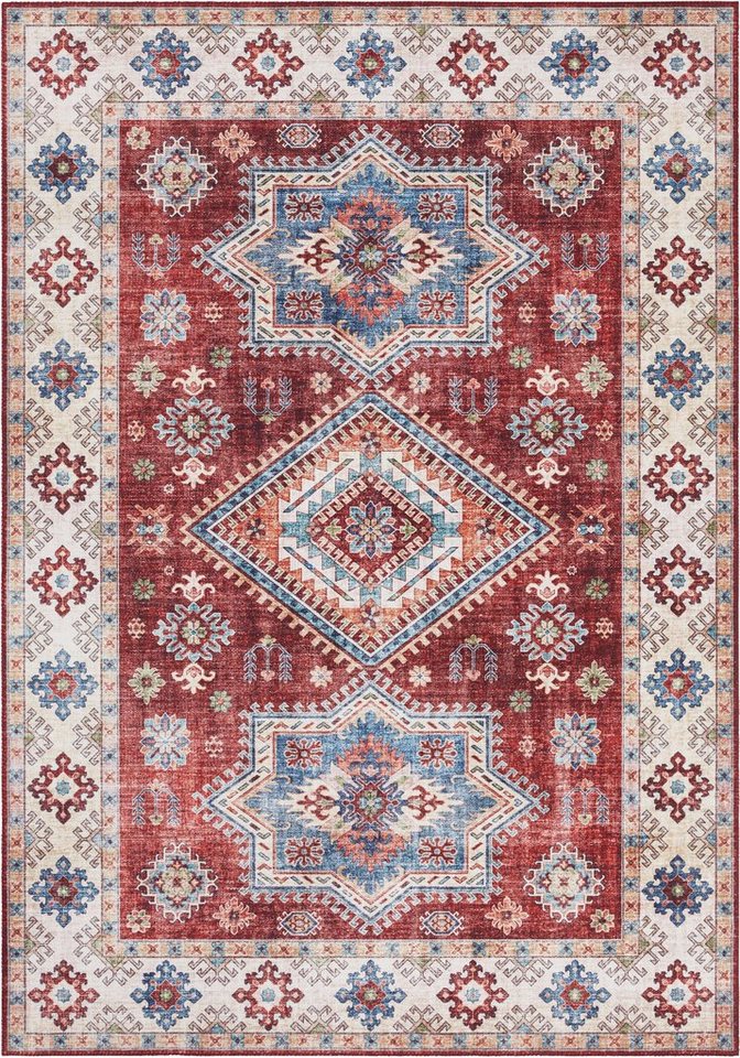 Teppich Gratia, NOURISTAN, rechteckig, Höhe: 5 mm, Orientalisch, Vintage, Flachgewebe Teppich,Wohnzimmer, Schlafzimmer von NOURISTAN