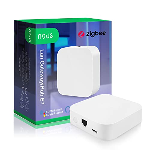 NOUS E7 ZigBee Gateway, Tuya, Smart Life, ZigBee Hub, ZigBee Bridge, ZigBee Smart Home, ZigBee Gateway Alexa, Gateway ZigBee Smart Home, ZigBee 3.0, Gateway Smart Home, Nous Smart Home App von NOUS