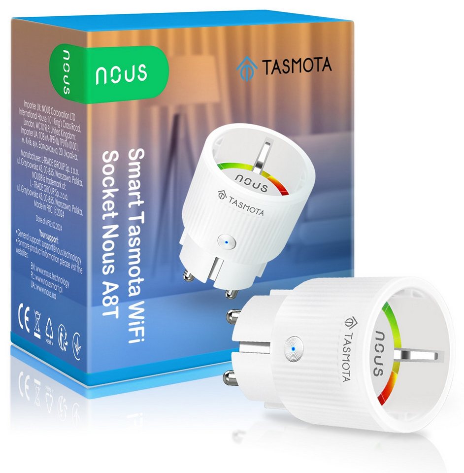 NOUS Gartenpflege-Set Nous, Smarte Steckdose A8T, ESP32, 4MB Flash, Tasmota, WLAN, IP20 NOUS Gartenpflege-Set Nous, Smarte Steckdose A8T, ESP32, 4MB Flash, Tasmota, WLAN, IP20 von NOUS