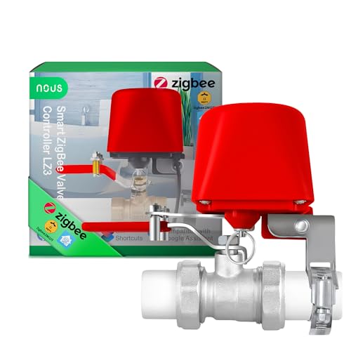 NOUS LZ3 ZigBee Wasserventil, Google Assistant, Amazon Alexa, Alexa kompatibel, NOUS Smart App, Smart Life, TUYA, Zeitschaltuhr, Wasserventil ZigBee, Bewässerungssteuerung ZigBee, MQTT, ZigBee2MQTT von NOUS