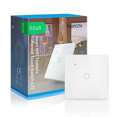 Tasmota touch lichtschalter esp8266. 1 gang Led lampen smart home switch mit zeitschaltuhr Wlan schalter fur glühbirnen Led lampe relais 230v MQTT ioBroker Alexa echo Google Home Assistant - Nous L1T Tasmota touch lichtschalter esp8266. 1 gang Led lampen smart home switch mit zeitschaltuhr Wlan schalter fur glühbirnen Led lampe relais 230v MQTT ioBroker Alexa echo Google Home Assistant - Nous L1T von NOUS