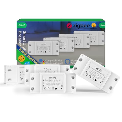 ZigBee schalter Nous L6Z - Alexa lichtschalter unterputz Tuya smart home switch mit zeitschaltuhr, Stromverbrauch Stromzähler, relais 230v Google Home Assistant ZigBee2MQTT - 3.0 Hub erforderlich ZigBee schalter Nous L6Z - Alexa lichtschalter unterputz Tuya smart home switch mit zeitschaltuhr, Stromverbrauch Stromzähler, relais 230v Google Home Assistant ZigBee2MQTT - 3.0 Hub erforderlich von NOUS