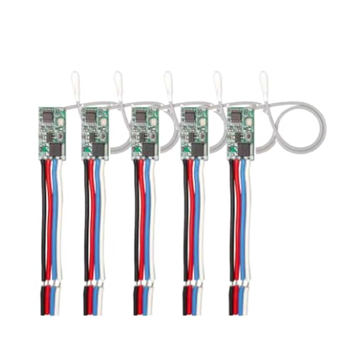 NOUVARis 433,92 MHz Universal Funk-DC 3,6V-24V Fernbedienungsschalter 1 CH Relais-Empfänger LED-Lichtsteuerung DIY-Bausatz von NOUVARis