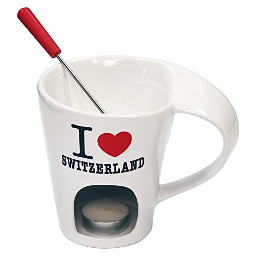 Schokoladenfondue-Set «I Love Switzerland» von NOUVEL Schweiz