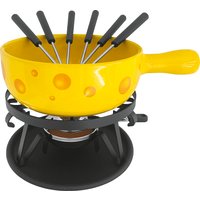 NOUVEL Käsefondue Set 'Formaggio' gelb 9tlg. von NOUVEL