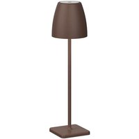 Led Akku Tischleuchte Colt in Rostfarbig 2W 207lm IP54 - brown - Nova Luce von NOVA LUCE