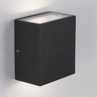 Nova Luce - led Wandleuchte Zaro in Anthrazit 2x 5,2W 639lm IP65 - black von NOVA LUCE