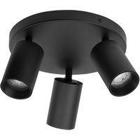 NOVA LUCE Deckenleuchte »Tod «, LED, 3-flammig, schwarz von NOVA LUCE