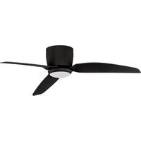 NOVA LUCE Ventilator »Volga «, LED, schwarz von NOVA LUCE