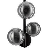 NOVA LUCE Wandleuchte »Odillia«, LED, 3-flammig, schwarz/rauchgrau - schwarz | grau von NOVA LUCE