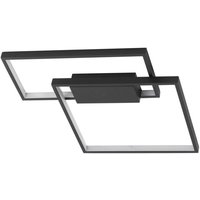 Nova Luce LED Deckenleuchte Porto in Schwarz 2x 15W 2030lm - black von NOVA LUCE