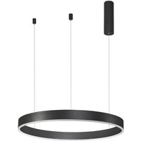 Nova Luce - led Pendelleuchte Motif in Schwarz 40W 2800lm - black von NOVA LUCE