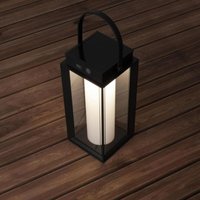 Nova Luce LED Solar Stehleuchte Verhal in Schwarz 2W 200lm IP54 - black von NOVA LUCE