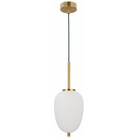 Pendelleuchte Lato in Weiß und Gold E14 158mm - white - Nova Luce von NOVA LUCE