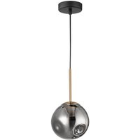 Pendelleuchte Spada in Chrom und Gold E27 1-flammig - grey - Nova Luce von NOVA LUCE