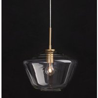 Pendelleuchte Prisma in Transparent und Gold E27 300mm - transparent - Nova Luce von NOVA LUCE