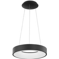 Led Pendelleuchte Rando Thin in Schwarz-matt 30W 1950lm - black - Nova Luce von NOVA LUCE