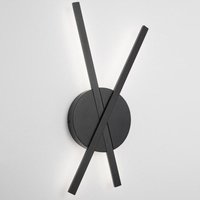 Led Wandleuchte Reslin in Schwarz 2x 9W 890lm - black - Nova Luce von NOVA LUCE