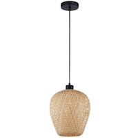 Pendelleuchte Scarlet in Natur-hell E27 230mm - brown - Nova Luce von NOVA LUCE