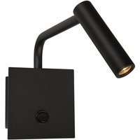 Led Wandleuchte Sicily in Schwarz 3W 190lm - black - Nova Luce von NOVA LUCE