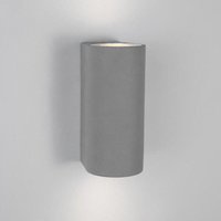 Nova Luce Wandleuchte Lido in Grau GU10 2-flammig IP65 - grey von NOVA LUCE