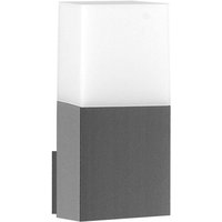 Nova Luce Wandleuchte Stick in Dunkelgrau E27 IP54 - grey von NOVA LUCE