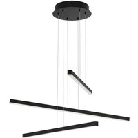 Led Pendelleuchte Lior in Schwarz-satiniert 3x13,3W - black - Nova Luce von NOVA LUCE