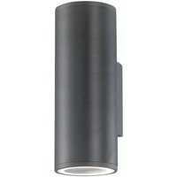 Nova Luce - Wandleuchte Nodus in Dunkelgrau GU10 2-flammig IP54 - grey von NOVA LUCE