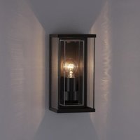 Nova Luce - Wandleuchte Regina in Anthrazit E27 IP65 295x152mm - black von NOVA LUCE