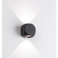 Led Wandleuchte Zari in Schwarz 2x 1W 285lm IP54 - black - Nova Luce von NOVA LUCE
