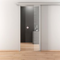NOVADOORS Glasschiebetür »NOVA 557«, (BxH): 93,5 x : 205,8  cm - transparent von NOVADOORS