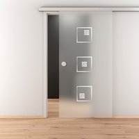 NOVADOORS Glasschiebetür »NOVA 587«, (BxH): 93,5 x : 205,8  cm - transparent von NOVADOORS