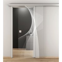 NOVADOORS Glasschiebetür »NOVA 634«, (BxH): 93,5 x : 205,8  cm - transparent von NOVADOORS