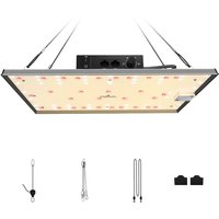 NovaGrove Pflanzenlampe LED Vollspektrum, 100W Grow Lampe für Growbox. Grow Light mit Dimmbar & Daisy Chain, EC10 NovaGrove Pflanzenlampe LED Vollspektrum, 100W Grow Lampe für Growbox. Grow Light mit Dimmbar & Daisy Chain, EC10 von NOVAGROVE