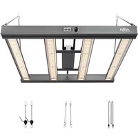 NovaGrove Pflanzenlampe LED Vollspektrum IR, 240W Grow Lampe für Growbox 90x90cm, Grow Light mit Dimmbar & Daisy Chain, PR24 NovaGrove Pflanzenlampe LED Vollspektrum IR, 240W Grow Lampe für Growbox 90x90cm, Grow Light mit Dimmbar & Daisy Chain, PR24 von NOVAGROVE