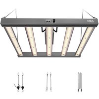 NovaGrove Pflanzenlampe LED Vollspektrum IR, 320W Grow Lampe für Growbox 90x90cm, Grow Light mit Dimmbar & Daisy Chain, PR32 NovaGrove Pflanzenlampe LED Vollspektrum IR, 320W Grow Lampe für Growbox 90x90cm, Grow Light mit Dimmbar & Daisy Chain, PR32 von NOVAGROVE