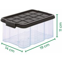 12x Novaliv Aufbewahrungsbox 12x Aufbewahrungsbox, 12x Deckel von NOVALIV