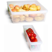 2x Novaliv Kühlschrank-Einsätze Kühlschrank Organizer von NOVALIV