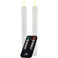 2x Novaliv LED-Kerze ECHTWACHS geripptkerzen 2x Novaliv LED-Kerze ECHTWACHS geripptkerzen von NOVALIV