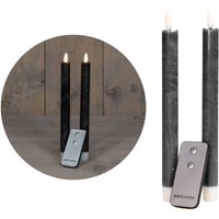 2x Novaliv led Kerze Echtwachskerzen Schwarz 2x Novaliv led Kerze Echtwachskerzen Schwarz von NOVALIV