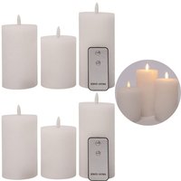 2x Novaliv LED-Kerze Echtwachskerzen mit led, mit Fernbedingung, mit Timerfunktion, ohne Batterien 2x Novaliv LED-Kerze Echtwachskerzen mit led, mit Fernbedingung, mit Timerfunktion, ohne Batterien von NOVALIV