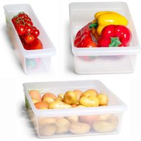 3x Novaliv Kühlschrank-Einsätze Kühlschrank Organizer von NOVALIV